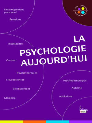 cover image of La psychologie aujourd'hui
